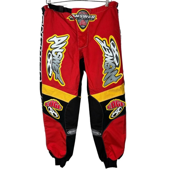 Answer Pants Answer Edge Nylon Canvas Padded Racing Dirt Bike